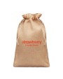 4DO Große Jute Tasche 30x47 cm Tasche personalisierbar