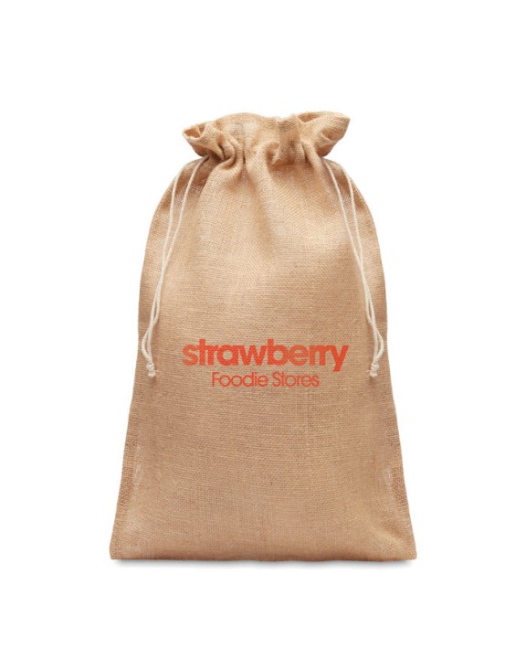 4DO Große Jute Tasche 30x47 cm Tasche personalisierbar