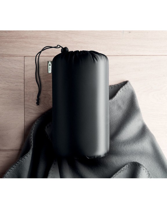 Fleecedeken 4DO RPET fleece reisdeken voor bedrukking &amp; borduring