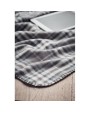 4DO RPET Fleece-Reisedecke Karo Plaid personalisierbar