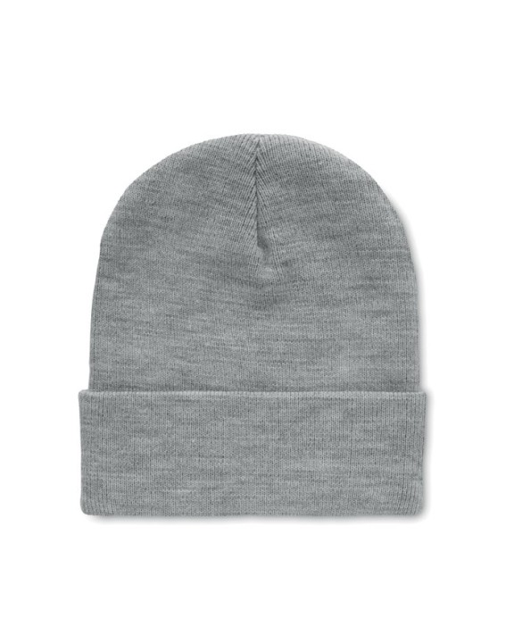 4DO Beanie mit Umschlag RPET Mütze, Schal & Handschuh personalisierbar