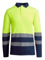 ROLY ATRIO LS navy blue 55/fluor yellow 221 personnalisable