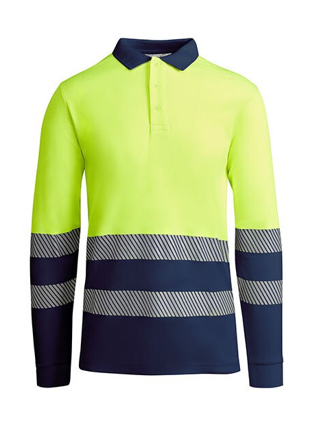 ROLY ATRIO LS navy blue 55/fluor yellow 221 personnalisable