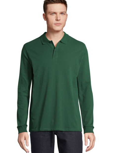 Polos à personnaliser SOL'S PLANET LSL vert bouteille
