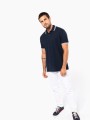 Polos à personnaliser KARIBAN Polo homme manches courtes à liserés contrastés 