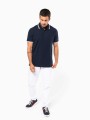 Polos à personnaliser KARIBAN Polo homme manches courtes à liserés contrastés 