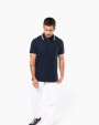 Polo personnalisable KARIBAN Polo homme manches courtes à liserés contrastés