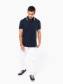 Polos à personnaliser KARIBAN Polo homme manches courtes à liserés contrastés 