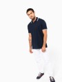 Polos à personnaliser KARIBAN Polo homme manches courtes à liserés contrastés 