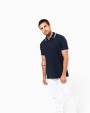 KARIBAN Polohemd für Herren mit kurzen Ärmeln und kontrastfarbenen Paspeln Poloshirt personalisierbar
