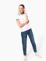 Polos à personnaliser KARIBAN Polo femme manches courtes à liserés contrastés 