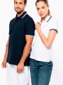 Polos à personnaliser KARIBAN Polo femme manches courtes à liserés contrastés 