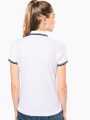 Polos à personnaliser KARIBAN Polo femme manches courtes à liserés contrastés 