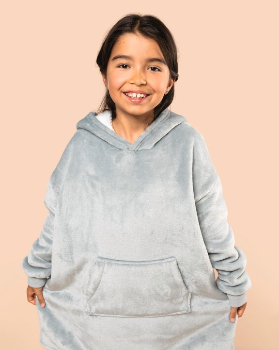 Veste personnalisable KARIBAN Plaid poncho enfant