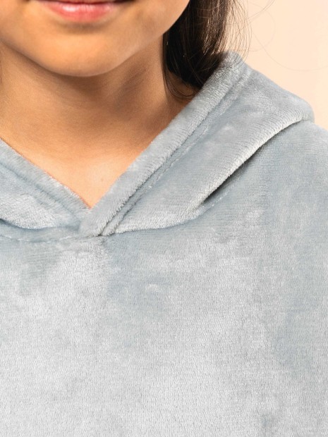 Vestes à personnaliser KARIBAN Plaid poncho enfant 