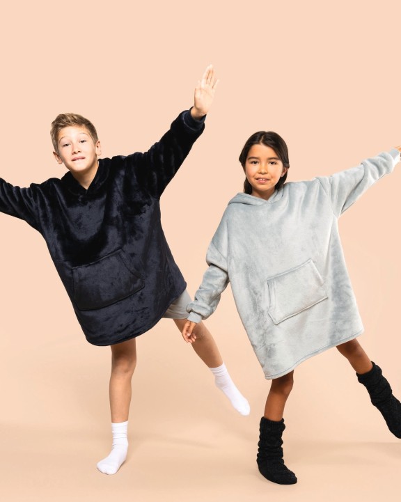 Veste personnalisable KARIBAN Plaid poncho enfant