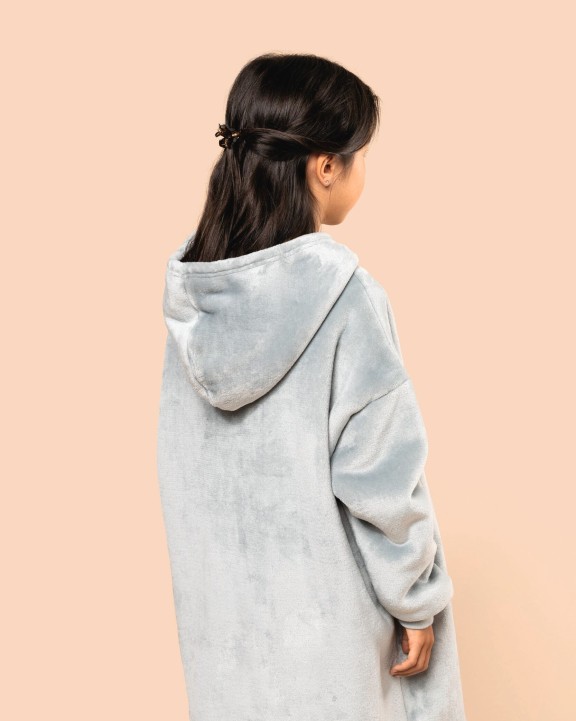 Veste personnalisable KARIBAN Plaid poncho enfant