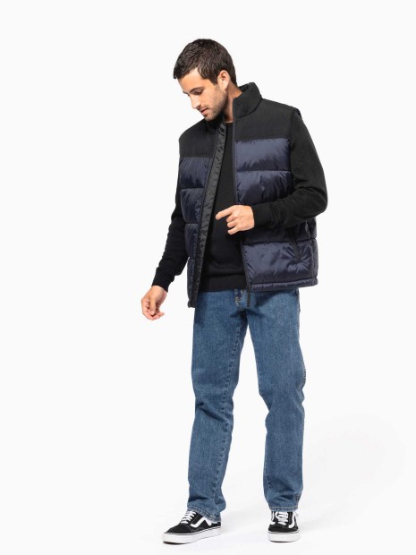 Vestes à personnaliser KARIBAN Bodywarmer matelassé bi-ton unisexe 