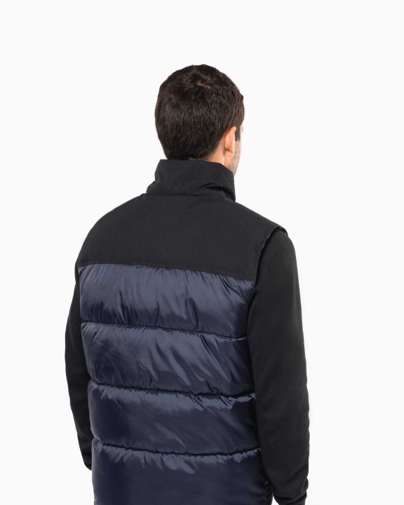 KARIBAN Gesteppter Unisex-Bodywarmer in zwei Farbtönen Jacke personalisierbar