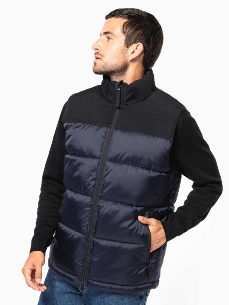 Vestes à personnaliser KARIBAN Bodywarmer matelassé bi-ton unisexe 
