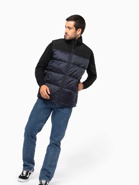 Vestes à personnaliser KARIBAN Bodywarmer matelassé bi-ton unisexe 