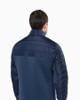 KARIBAN Jacke aus zwei Materialien für Herren Jacke personalisierbar