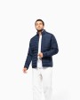KARIBAN Jacke aus zwei Materialien für Herren Jacke personalisierbar