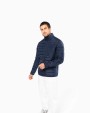 KARIBAN Jacke aus zwei Materialien für Herren Jacke personalisierbar