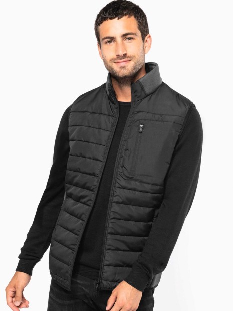 Vestes à personnaliser KARIBAN Bodywarmer bi-matière homme 