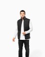 KARIBAN Bodywarmer aus zwei Materialien für Herren Jacke personalisierbar