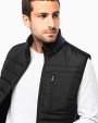 KARIBAN Bodywarmer aus zwei Materialien für Herren Jacke personalisierbar