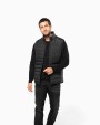 KARIBAN Bodywarmer aus zwei Materialien für Herren Jacke personalisierbar