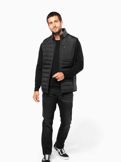 Vestes à personnaliser KARIBAN Bodywarmer bi-matière homme 