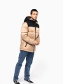 Vestes à personnaliser KARIBAN Parka matelassée à capuche bi-ton unisexe 