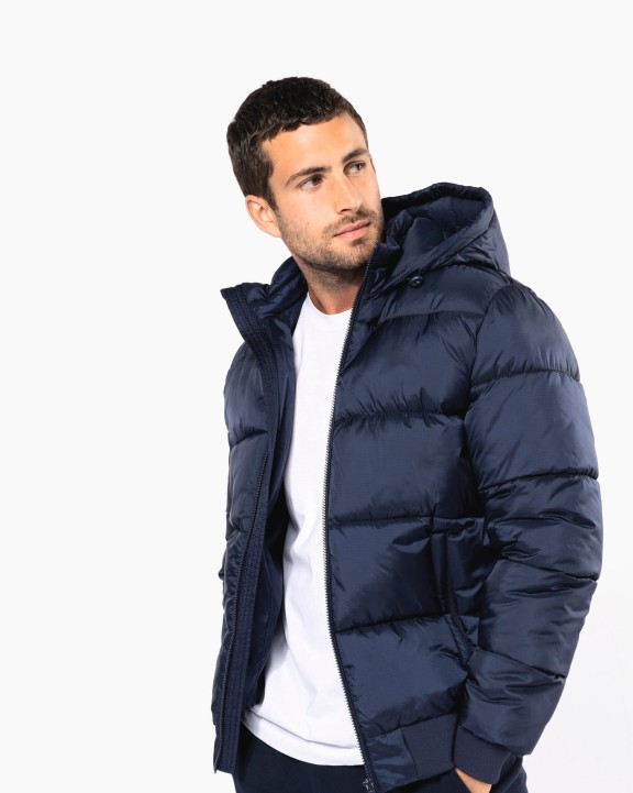 Veste personnalisable KARIBAN Veste unisexe ripstop recyclée à capuche