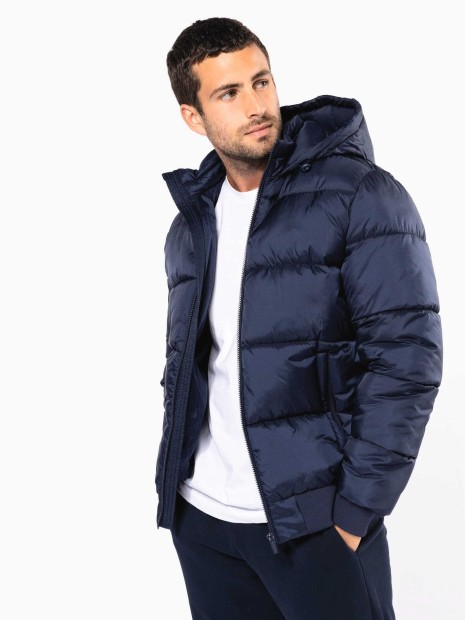 Vestes à personnaliser KARIBAN Veste unisexe ripstop recyclée à capuche 