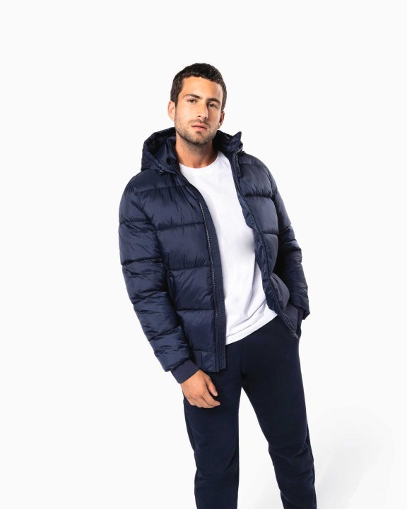 KARIBAN Recycelte Unisex-Ripstop-Jacke mit Kapuze Jacke personalisierbar