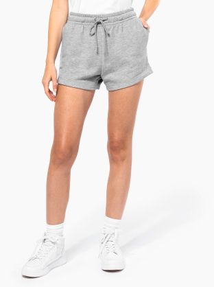 Short écoresponsable molleton non gratté femme