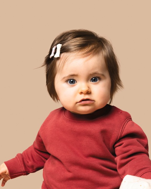Sweater KARIBAN Ecologische baby sweater voor bedrukking &amp; borduring