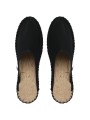 KARIBAN Mules espadrilles noir personnalisable