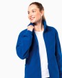 KARIBAN Verstellbare Fleecejacke mit elastischen Ärmelbündchen Jacke personalisierbar