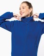 KARIBAN Verstellbare Fleecejacke mit elastischen Ärmelbündchen Jacke personalisierbar