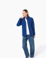 KARIBAN Verstellbare Fleecejacke mit elastischen Ärmelbündchen Jacke personalisierbar