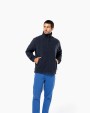 KARIBAN Verstellbare Fleecejacke mit elastischen Ärmelbündchen Jacke personalisierbar