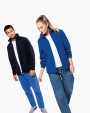 KARIBAN Verstellbare Fleecejacke mit elastischen Ärmelbündchen Jacke personalisierbar
