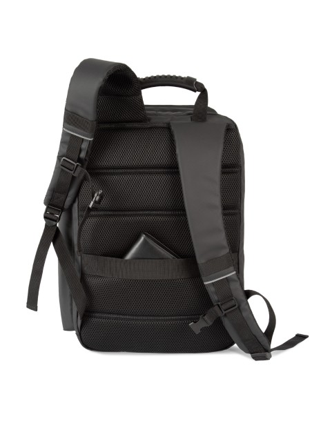 KIMOOD Sac à dos business avec support pour ordinateur noir personnalisable