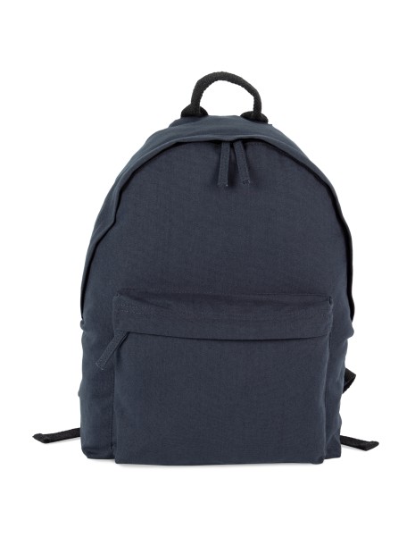 KIMOOD Sac à dos en coton bleu marine personnalisable