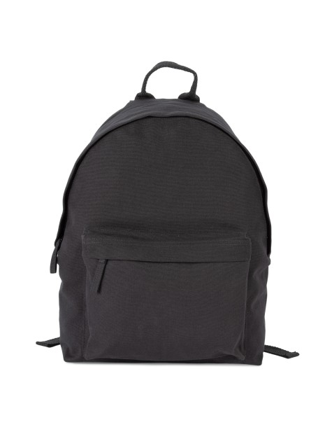 KIMOOD Sac à dos en coton noir personnalisable