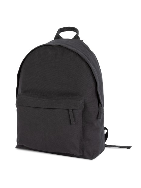 KIMOOD Sac à dos en coton noir personnalisable