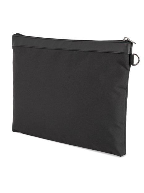 KIMOOD Pochette pour documents et ordinateur portable/tablette Kialma par K-loop noir personnalisable